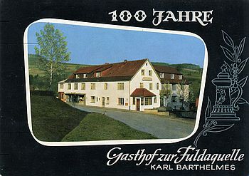 Der Genussgasthof fuldaquelle 1966